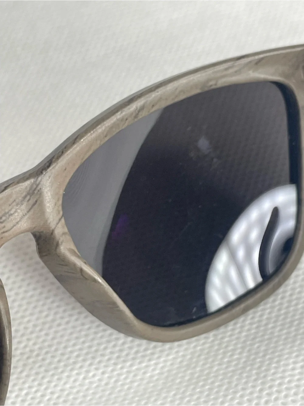 Nectar Hardywood Polarized Sunglasses Marble Earth Gray UV400 Smoke Mirror Lens